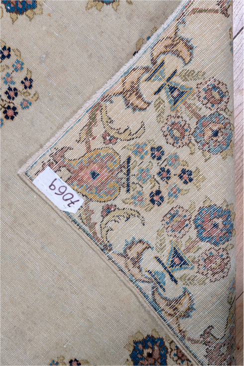 Antique Tabriz Runner Rug (2' x 13')